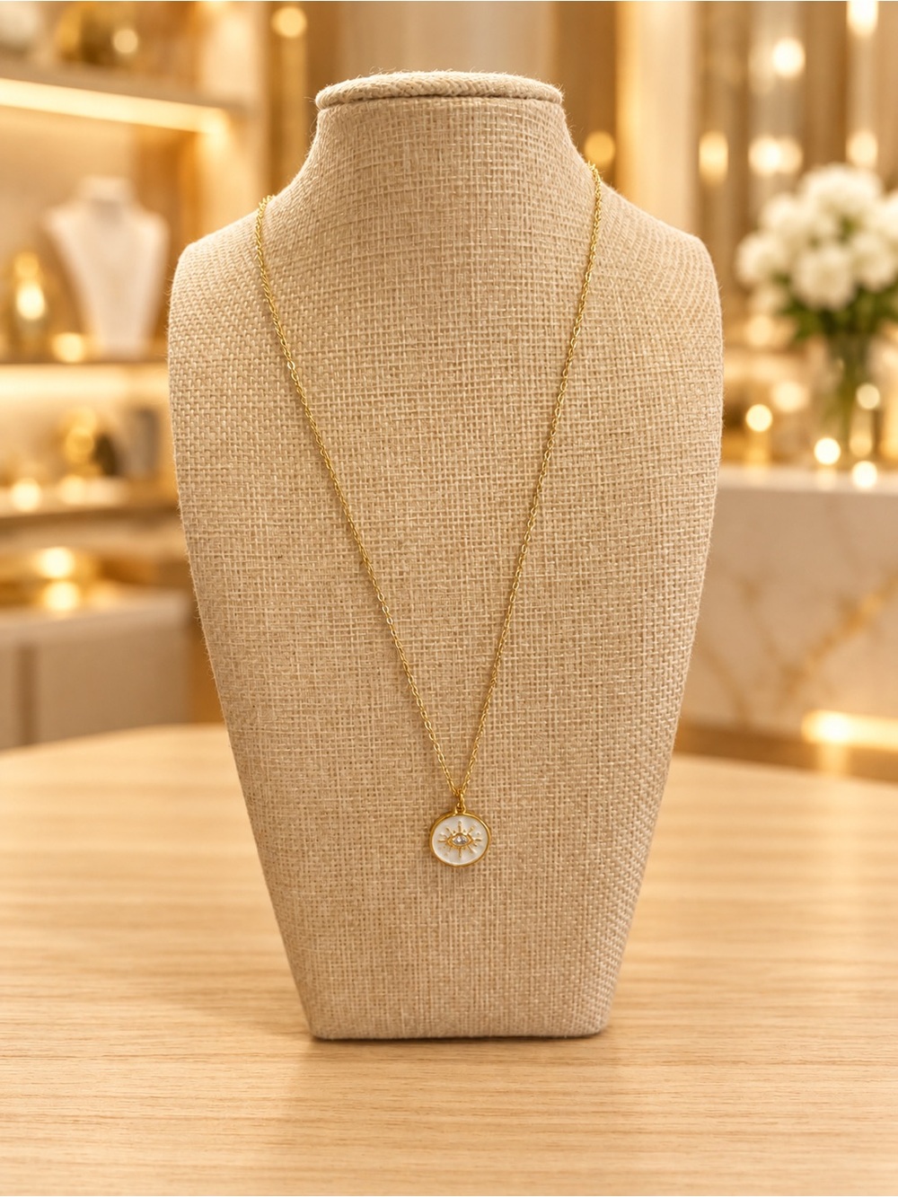 VB&CO EVIL EYE NECKLACE